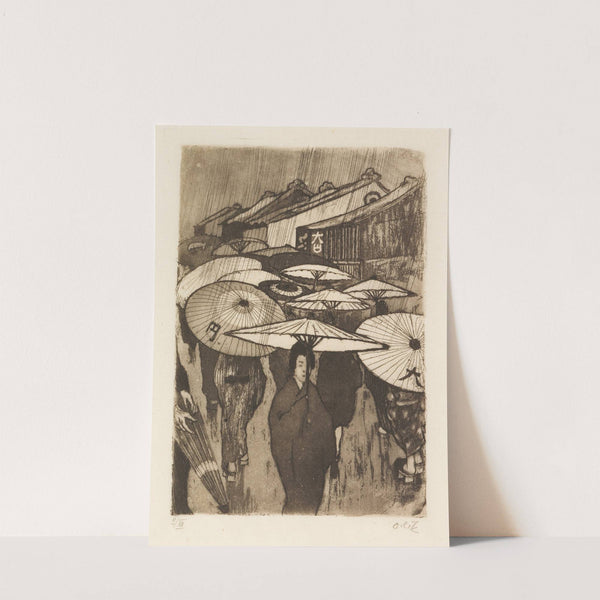 Rainy day in Kyoto (1901-1903.) by Emil Orlik