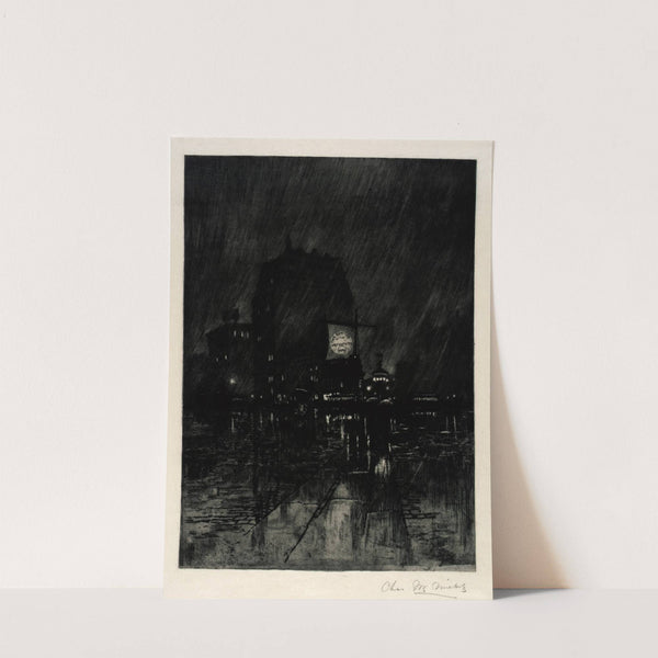 Rainy Night, Madison Square (1890) by Charles Frederick William Mielatz