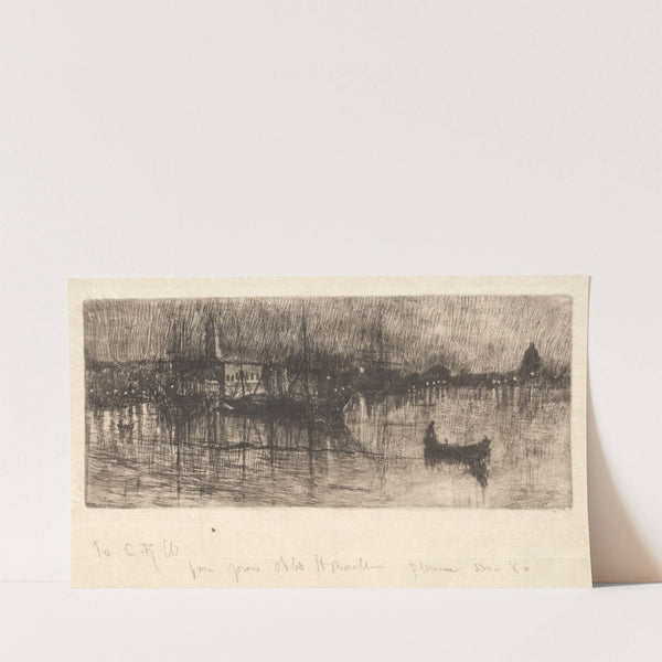 Rainy Night, Venice (1880) by Otto Henry Bacher