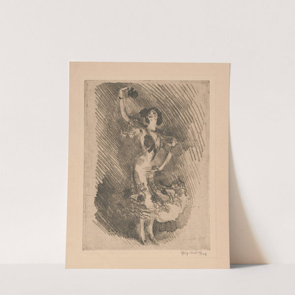 Raises a rose (1905 - 1907) by Józef Mehoffer