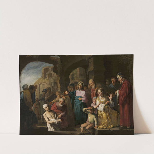 Raising of Lazarus by Claes Moeyaert