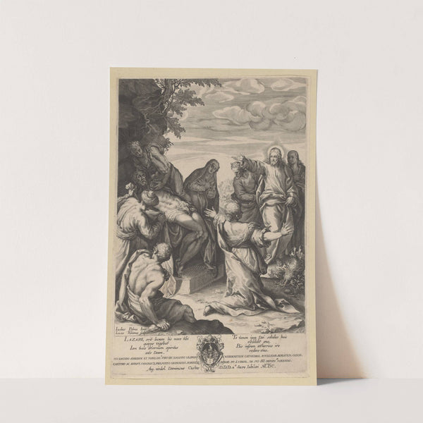 Raising of Lazarus (1600) by Lucas Kilian
