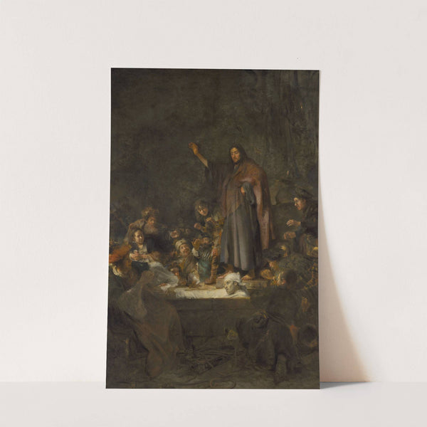 Raising of Lazarus (John 11-41-44) by Carel Fabritius