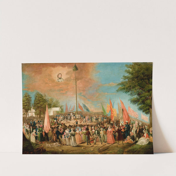 Raising of the Kościuszko Mound by Jan Nepomucen Bizański