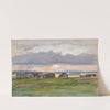Rakennuksia rannalla (Muonio) by Eero Järnefelt