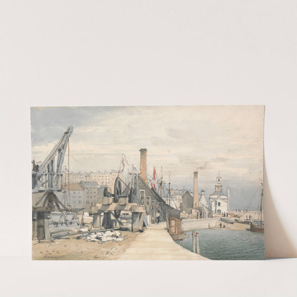 Ramsgate Harbour, Kent by John Monro