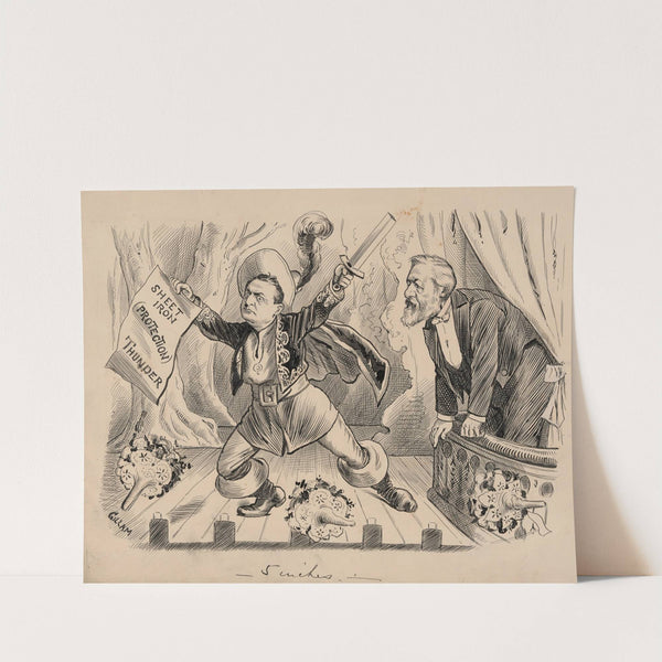 Randall’s revival in the South (1885) by Bernard Gillam