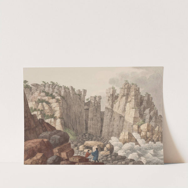 Randkleven ved strandbredden i Østermarie sogn på Bornholm by Søren L. Lange