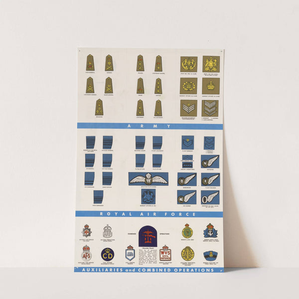 Ranks and Insignia of the British Armed Forces 2 by Anonymous