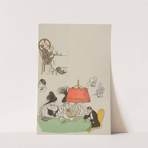 Raoul de Gunsbourg, et personnages non identifiés (1913) by Georges Goursat (Sem)