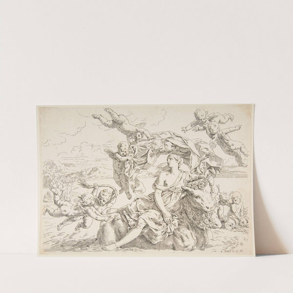 Rape of Europa (ca. 1636) by Simone Cantarini