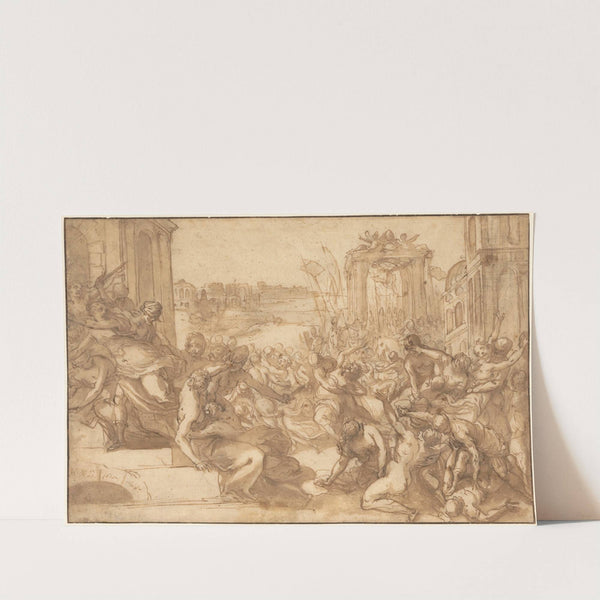 Rape of the Sabines by Hans Rottenhammer