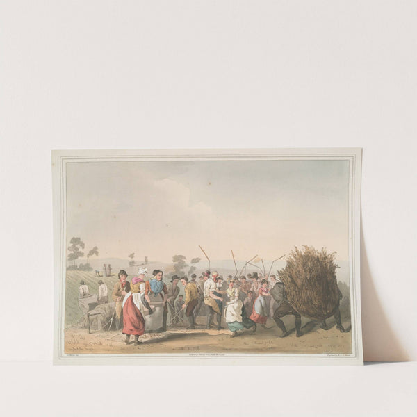 Rape threshing, Plate 15 by George Walker