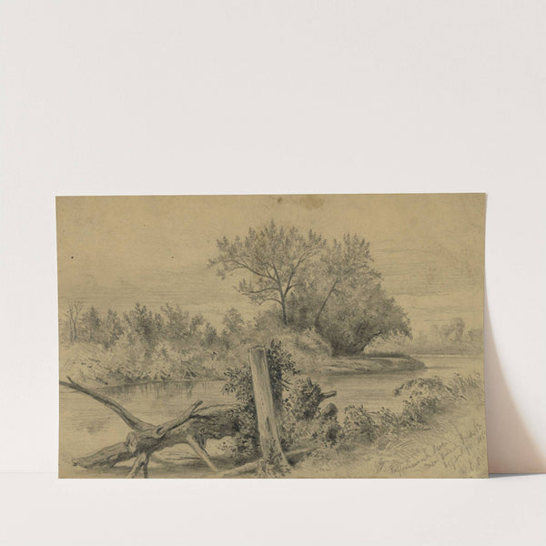 Rappahannock River near Beverly Ford, Va. Sept. 9, 1863 by Edwin Forbes