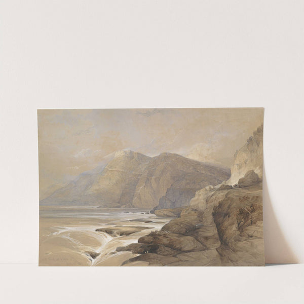 Ras-El-Abiad, Coast of Syria (1839) by David Roberts