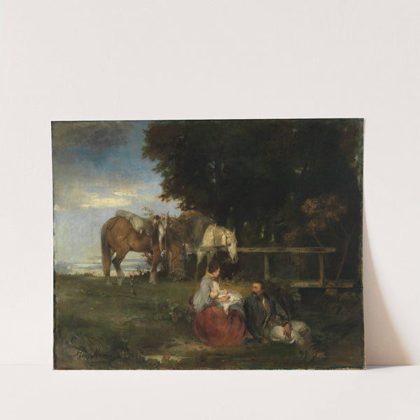 Rast am Waldesrand by Hans Von Marées