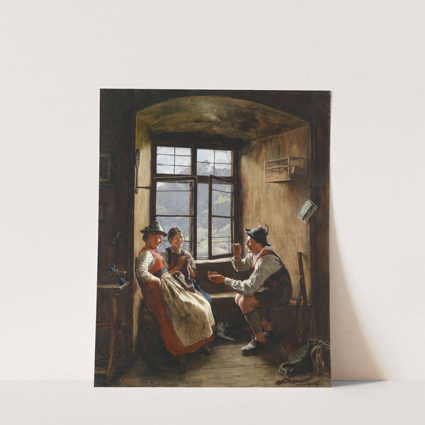 Rast des Jägers (1889) by Emil Rau