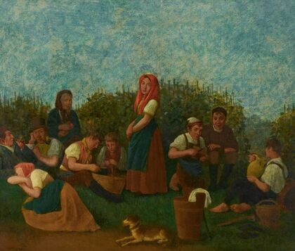 Rast im Weinberg (Familie Schreiber)