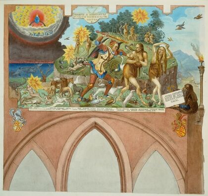 Ratgebs Szenen aus der Genesis im Karmeliterkloster in Frankfurt am Main