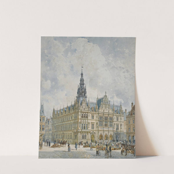 Rathausgebäude Im Renaissancestil (Renaissance Style Town Hall) by Rudolf von Alt