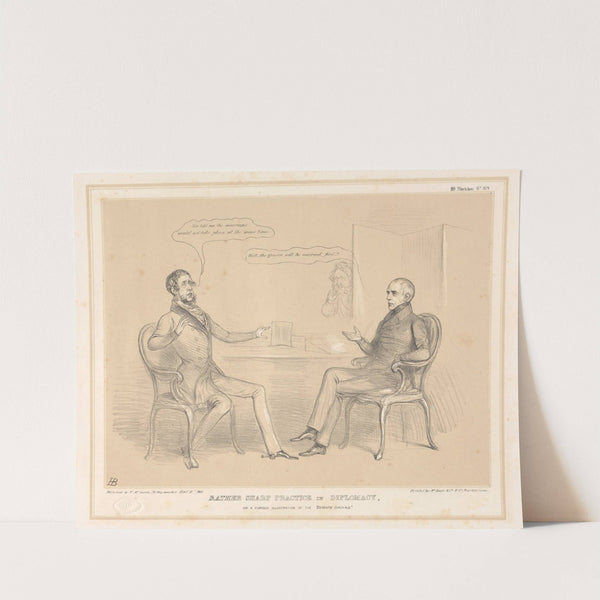 Rather Sharp Practice in Diplomacy, or a Curious Illustration of the 'Entente Cordiale' by John Doyle