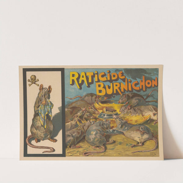 Raticide, Burnichon (1888) by Théophile Alexandre Steinlen