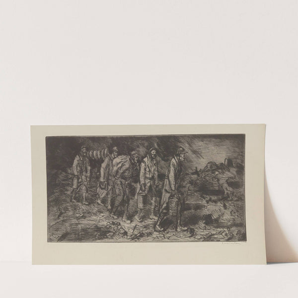 Ravitaillement en première ligne (1917) by Théophile Alexandre Steinlen