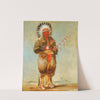 Ráw-No-Way-Wóh-Krah, Loose Pipestem, a Brave by George Catlin