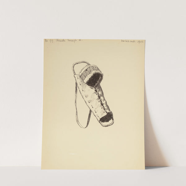 Rawhide Cradle, Apache, illustration from The Song of Hiawatha (1889) by Frederic Remington