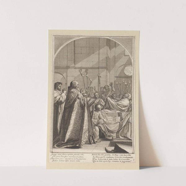 Raymond Diocrès announces his damnation (1623-1676) by François Chauveau