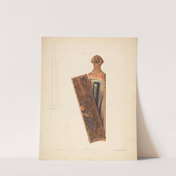 Razor Box and Razor by Alfred Walbeck