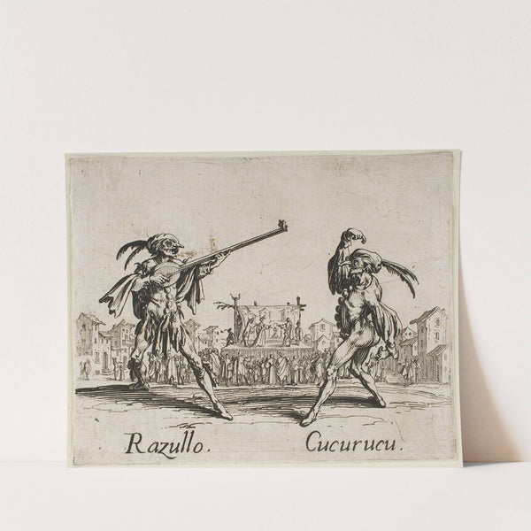 Razullo and Cucurucu (1631) by Jacques Callot