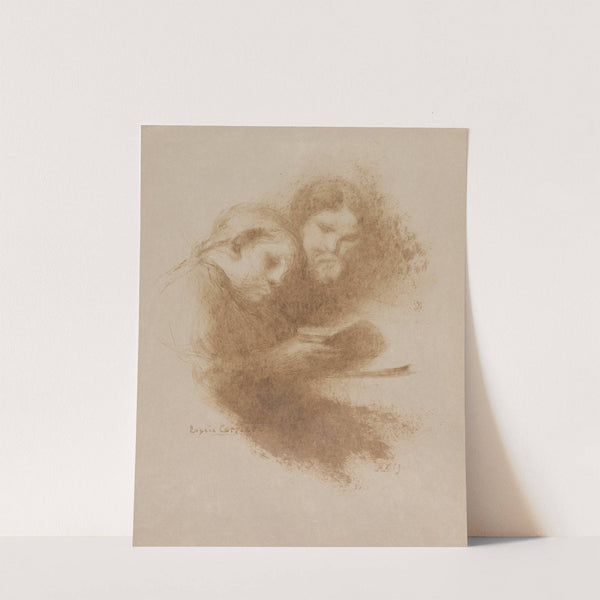 Reading (fourth quarter 1800s) by Eugène Carriere