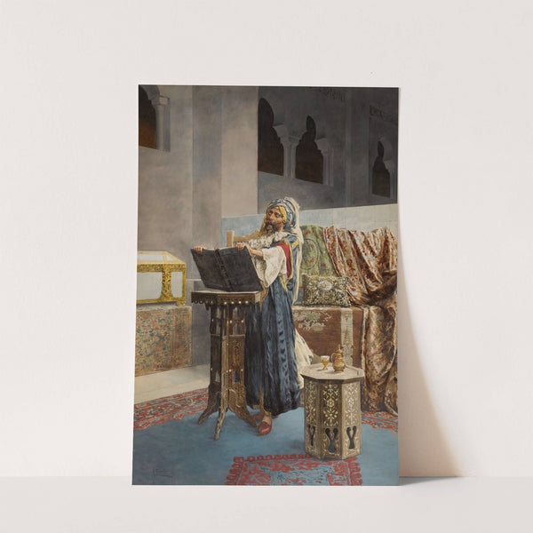 Reading from the koran by Antonio Fabrés