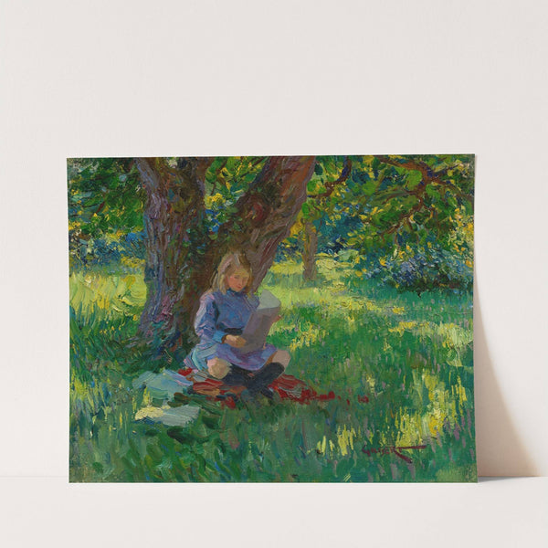 Reading in the Shade by Albert Thomas Jarvis Gilbert