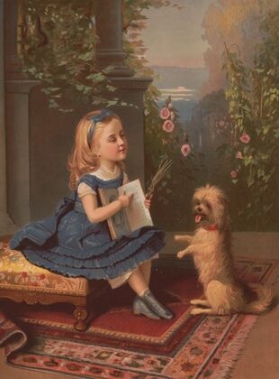 Reading lesson (1872)