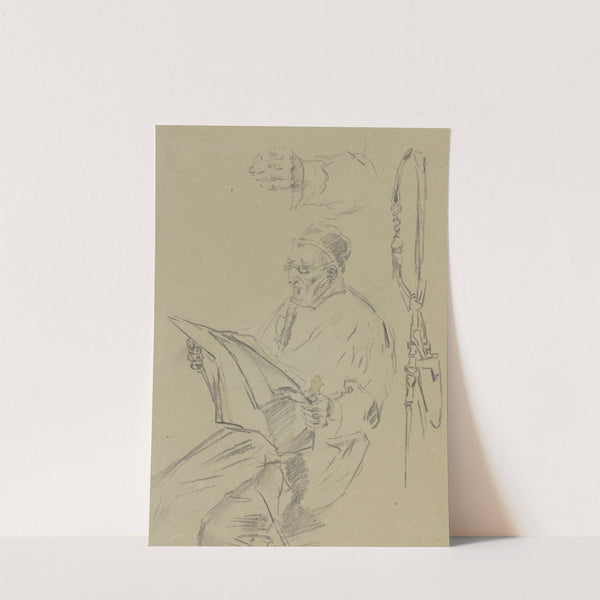 Reading master butcher by Anton Burger