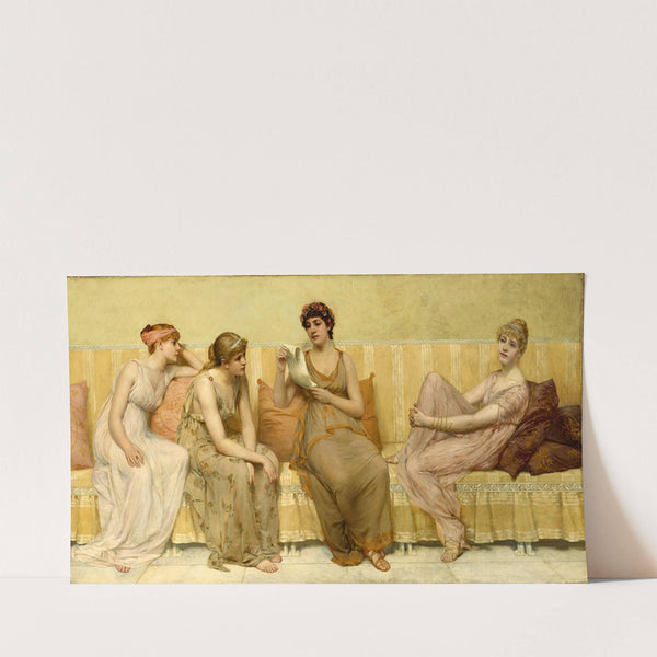 Reading the Story of Oenone (ca. 1883) by Francis Davis Millet