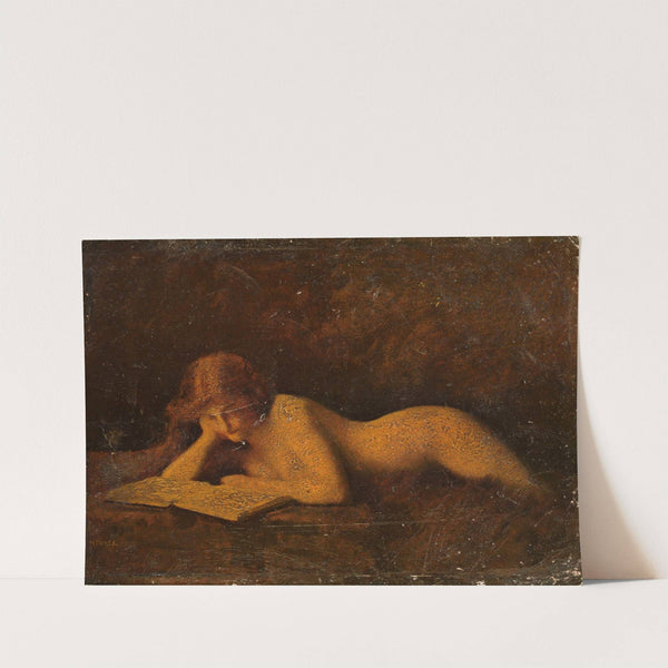 Reading woman by Jean-Jacques Henner