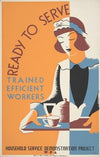 Ready to serve – trained, efficient workers (1939)