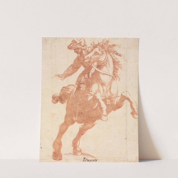 Rearing Horse and Rider by Antonio Tempesta
