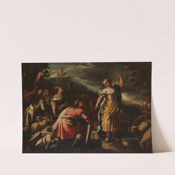 Rebecca And Eliezer At The Well by Nicola Malinconico