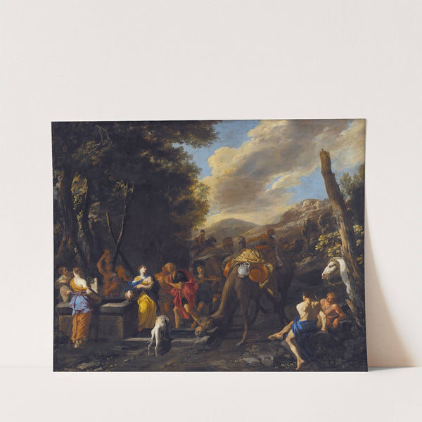 Rebecca and Eliezer at the Well by Domenico Gargiulo