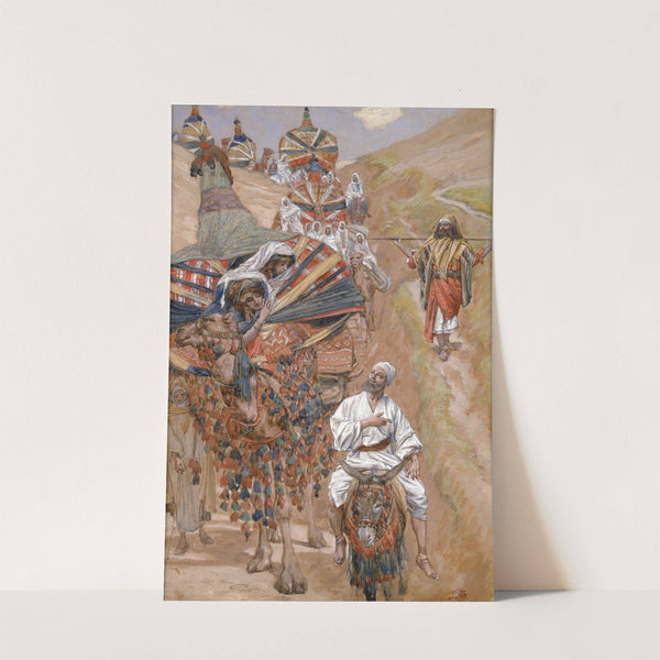 Rebecca Meets Isaac by the Way (c. 1896-1902) by James Tissot