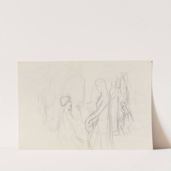 Rebecca og Elieser by Signe Scheel