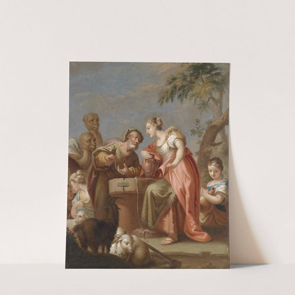 Rebekka Und Eliezer by Franz Sebald Unterberger (Workshop)