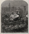 Rebels Outside Their Works at Yorktown Reconnoitering with Dark Lanterns (1862)