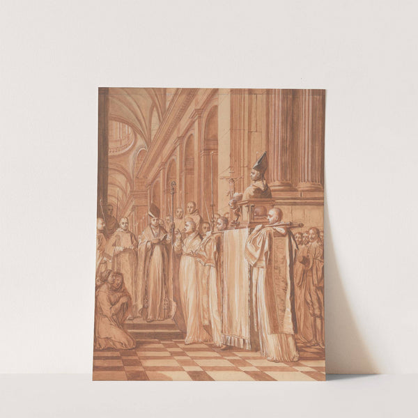 Reception of the heart and head of the Blessed Father Dom Jean de la Barrière, brought from Rome to his Abbey of Feuillants in 1626 by Matthieu Elias