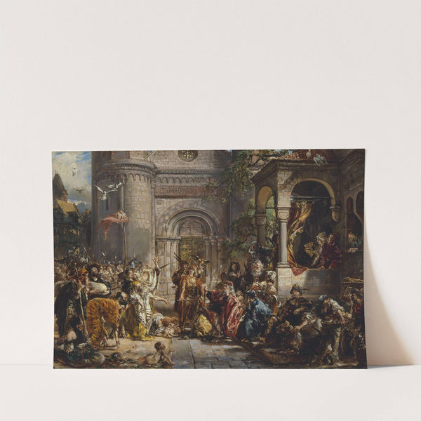 Reception of the Jews, from the series “History of Civilization in Poland” (1889) by Jan Matejko