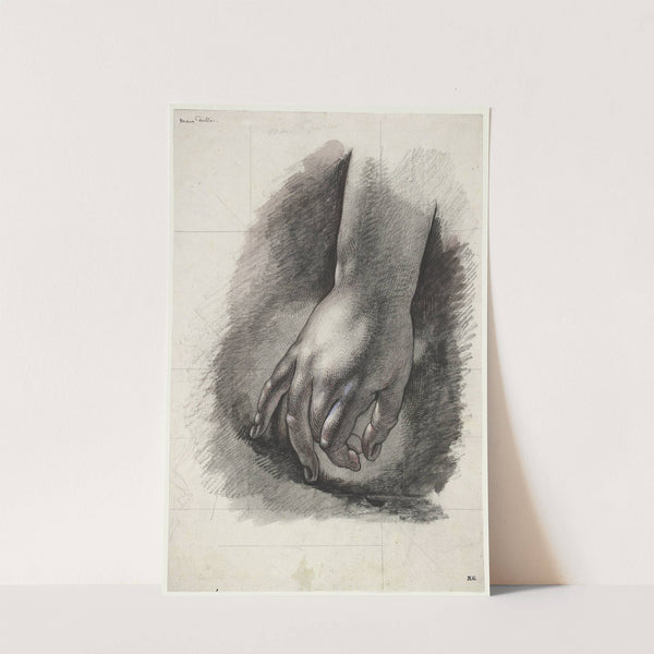 Rechterhand: duim en wijsvinger op elkaar. by David Humbert de Superville